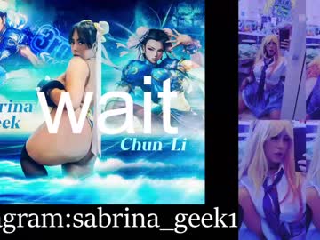 webcam girl sabrina_geek live cam image #6438001