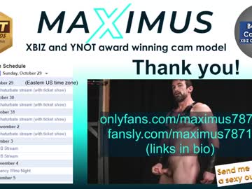 webcam man maximus_787 live cam image #5622874