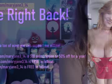 webcam girl maryjane3_14 live cam image #6135444