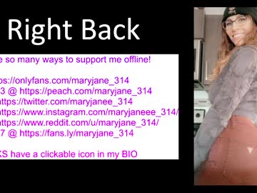 webcam girl maryjane_314 live cam image #1203734
