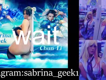 webcam girl sabrina_geek live cam image #6438142