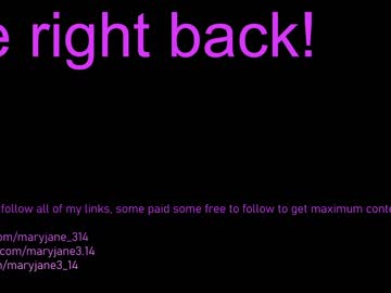 webcam girl maryjane3_14 live cam image #6371042